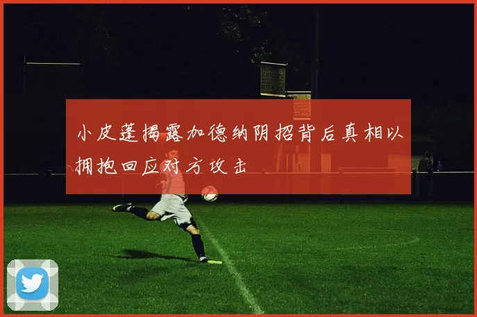 小皮蓬揭露加德纳阴招背后真相以拥抱回应对方攻击